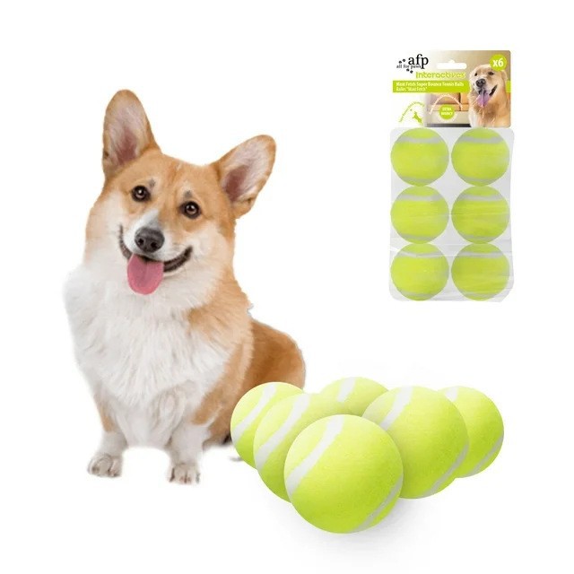 afp Dog Tennis Ball Launcher Adjustable Distance Automatic Ball Thrower Pet Interactive Ball Throwing for Walking Dogs