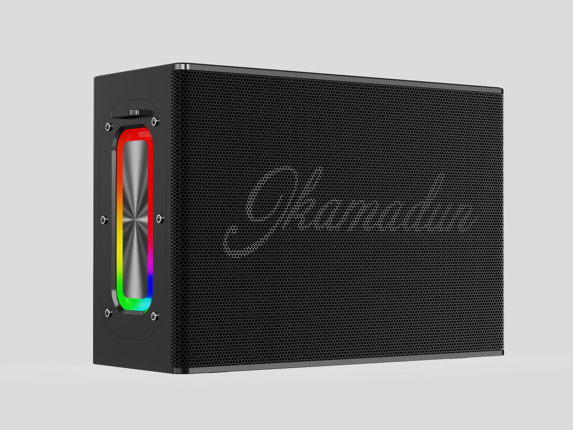 2024 new wireless Bluetooth speaker with RGB light heavy bass large volume outdoor portable heavy bass speaker