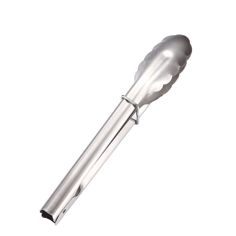 304 stainless steel food clip 9 inch with lock clip steak clip barbecue clip bread clip baking supplies
