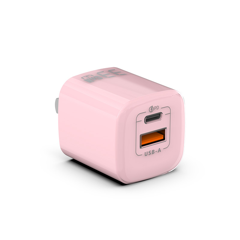 Mini PD33W GaN Charger Dual Port Simultaneous Charging for Apple Huawei 22.5W Fast Charging Head
