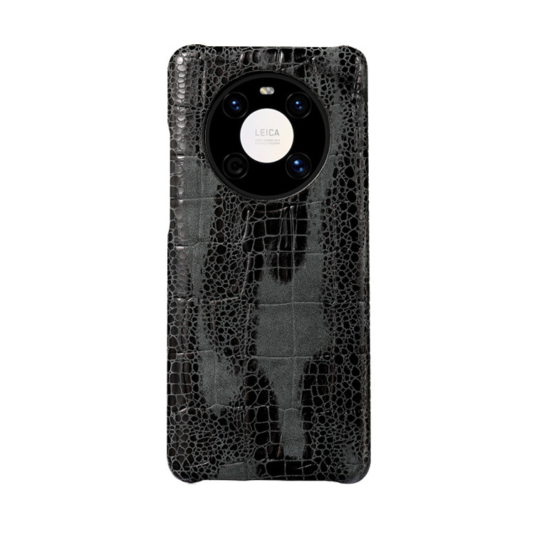 Applicable Mate 60 Pro phone case genuine leather crocodile pattern Magic 4 protective case male female Mate 40