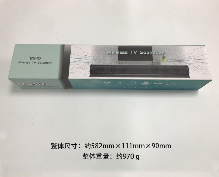 BS10 long bar soundbar 5.0 Bluetooth speaker heavy bass wireless remote RCA large speaker