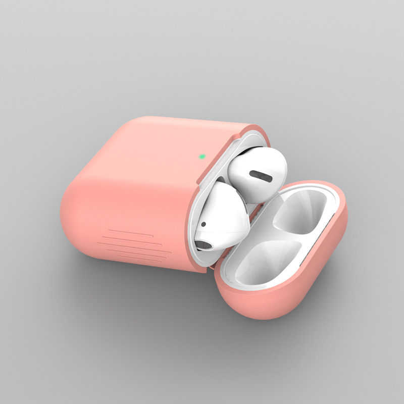 Suitable for Apple AirPods Headphone Case Protective Cover 1/2 Generation Universal Headphone Case Bluetooth Headphone Silicone Protective Case
