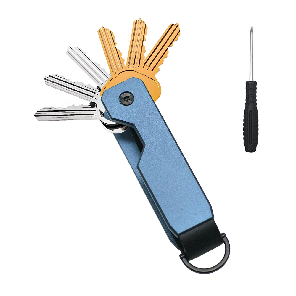 Metal Key Organizer Aluminum Alloy Key Holder Multi-functional Key Clip