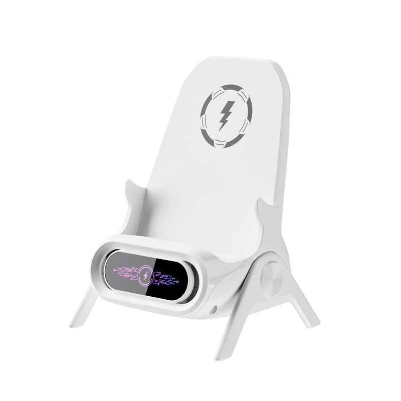 Original mobile phone wireless charger supports all chair stands, desktop horizontal and vertical, sound amplification, magnetic
