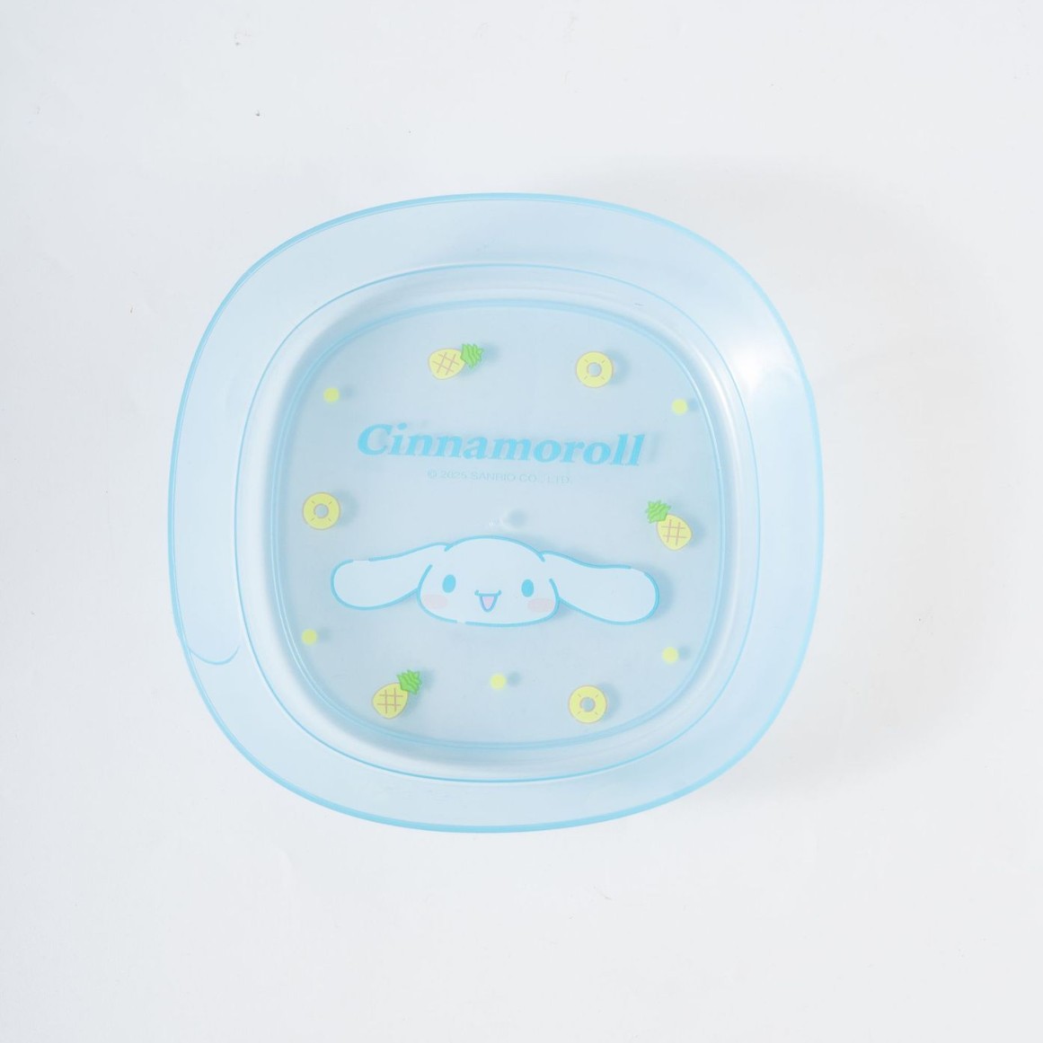 Sanrio Official Transparent Plate Dopamine Bone Plate Table Trash Plate Bone Plate Cartoon Plastic Small Plate