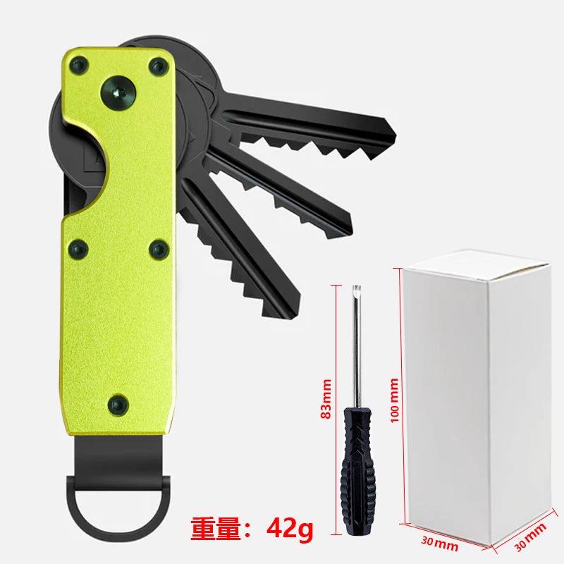 Metal Keychain Aluminum Alloy Key Clip Key Organizer Foreign Gift