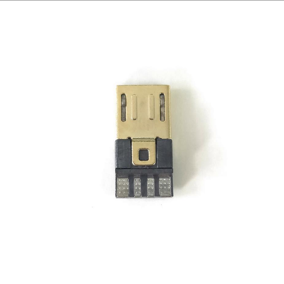 金色 Micro 4P插头