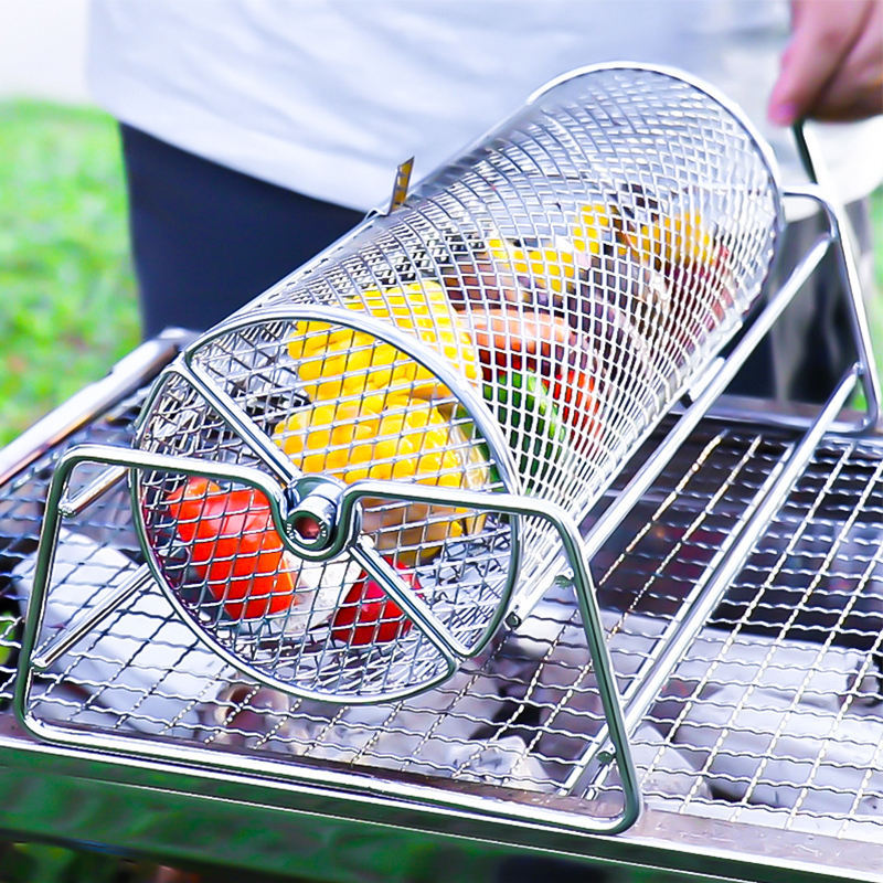 Round BBQ Grill Cage BBQ Round Grill Cage