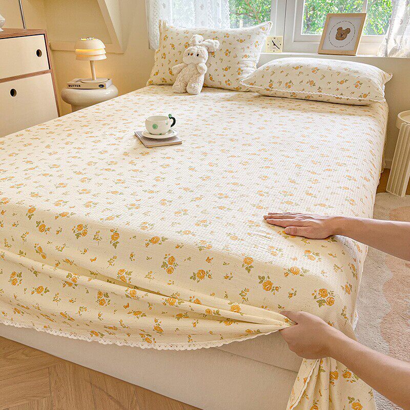 半岛花园【A类面料孕婴可用】 · 床单单件-120x230cm【适合0.8-0.9m床】