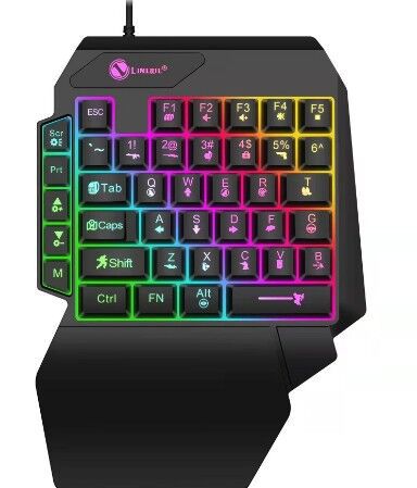 Jiaying Mobile Game Chicken Eating One-Handed Keyboard Mouse Game Auto Recoil External Equipment Throne Set