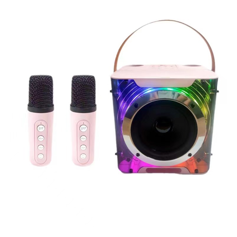 YS203 Bluetooth Speaker Home TV KTV All-in-One Set Dual Microphone A829 Bluetooth Speaker