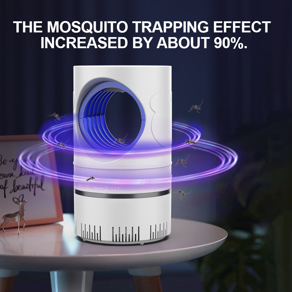 New Small Sky Eye Photocatalyst Mosquito Killer Lamp Strong Suction Intake Electronic Mosquito Killer Lamp Home Outdoor Dual Use