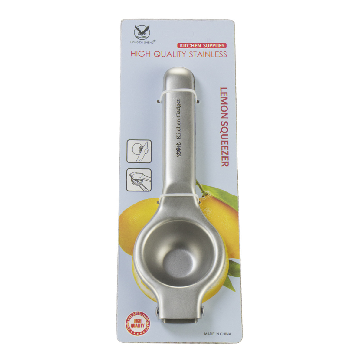 Manual lemon juicer stainless steel press juicer mini household pomegranate orange juicer squeeze lemon clip