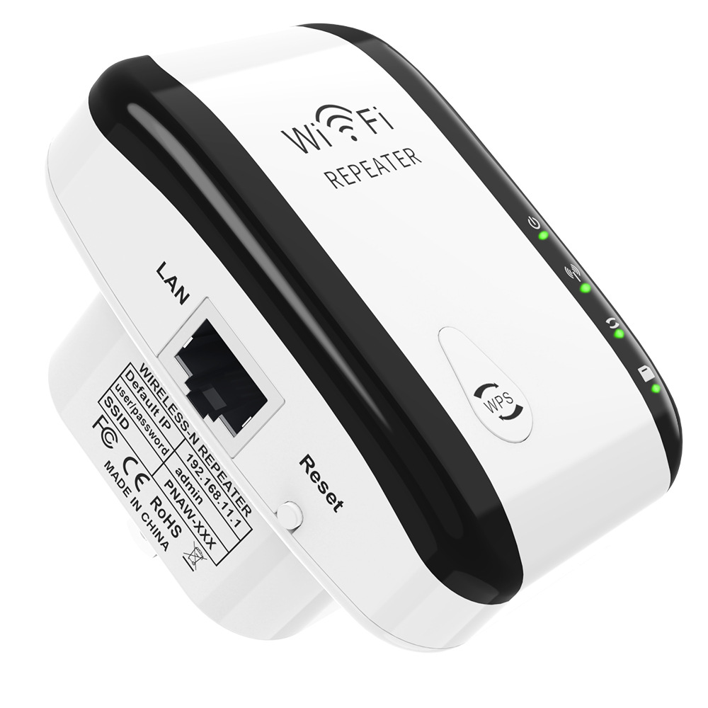 Custom Wifi 300Mbps Wi-Fi small bun repeater extender wireless signal booster