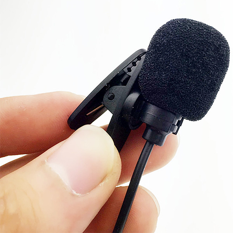 Mini Amplifier Clip-on Microphone for Teachers Class Lecture Wired Collar Chest Headset Clip-on Microphone