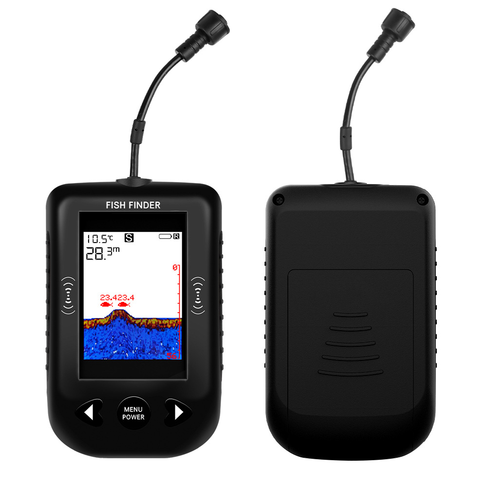 Erchang Sonar Fish Finder Smart Night Fishing Color HD Wired Ultrasonic Detector Fish Finder