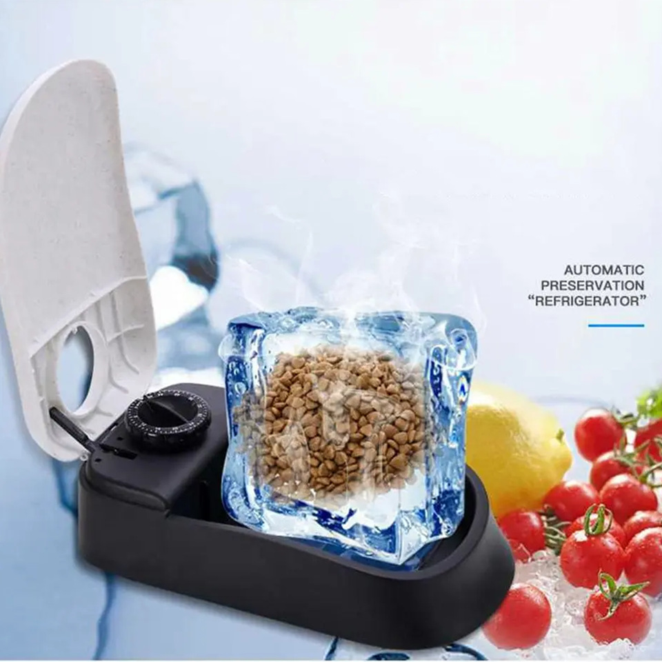 Pet Bowl Pet Supplies Smart Timed Cat Feeder Timed Quantitative Feeding Utensil Pet Automatic Feeder