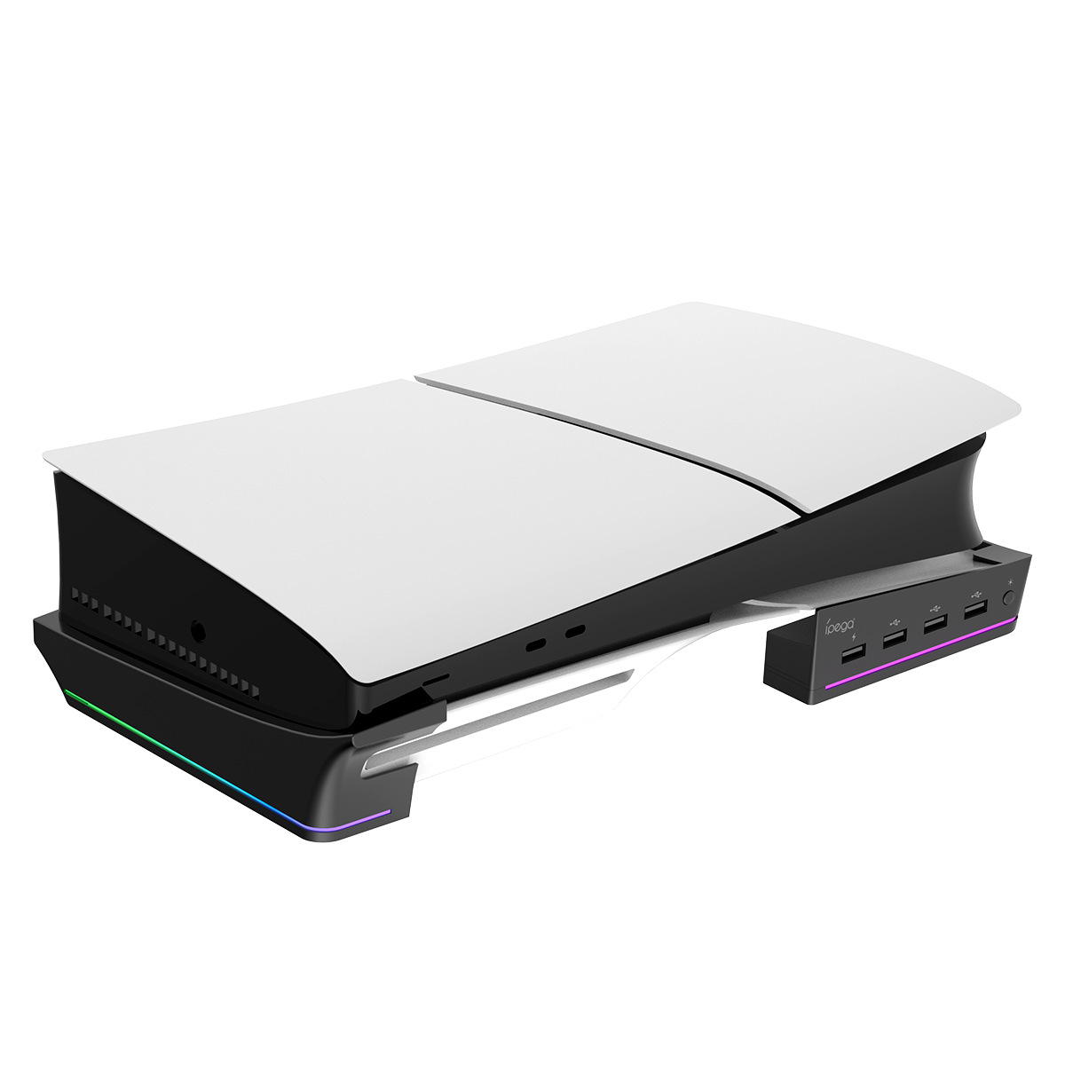 PS5 Pro/PS5 Slim horizontal stand optical drive version digital version with light RGB USB expansion PG-P5S021