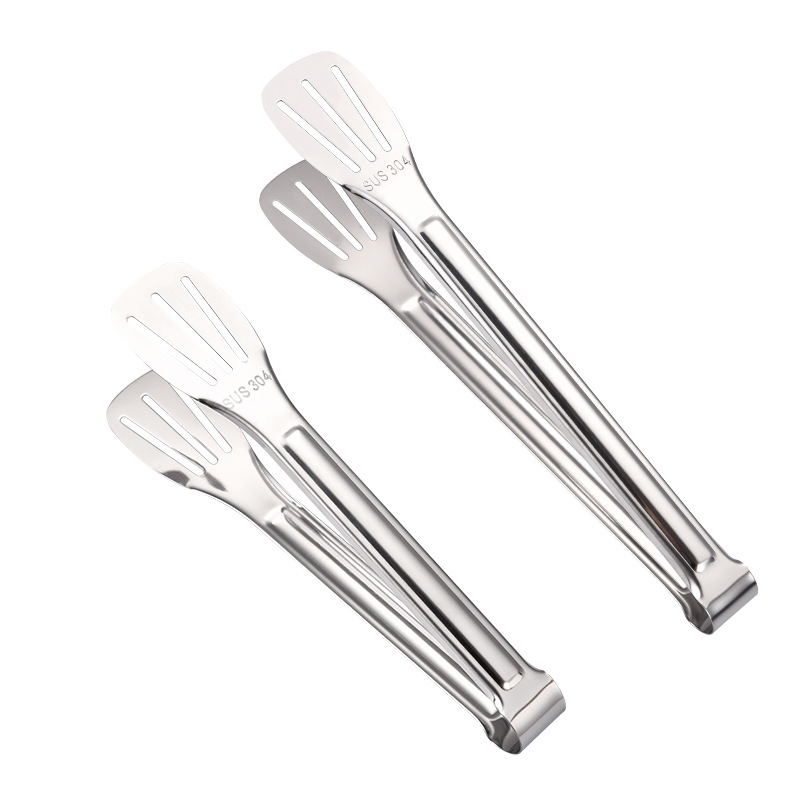 304 stainless steel tongs, barbecue tongs, bread tongs, steak tongs, kitchen hotel supplies
