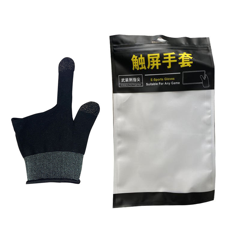 Game Finger Sleeves Touch Screen Gloves Breathable Lightweight Anti-Sweat Warm Honor of Kings Chicken Dinner E-Sports Mobile Game Five-Finger Gloves