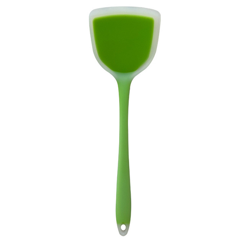 Silicone Spatula and Soup Spoon Non-Stick Silicone Spatula Translucent Silicone Spatula Household High Temperature Resistant Silicone Kitchenware