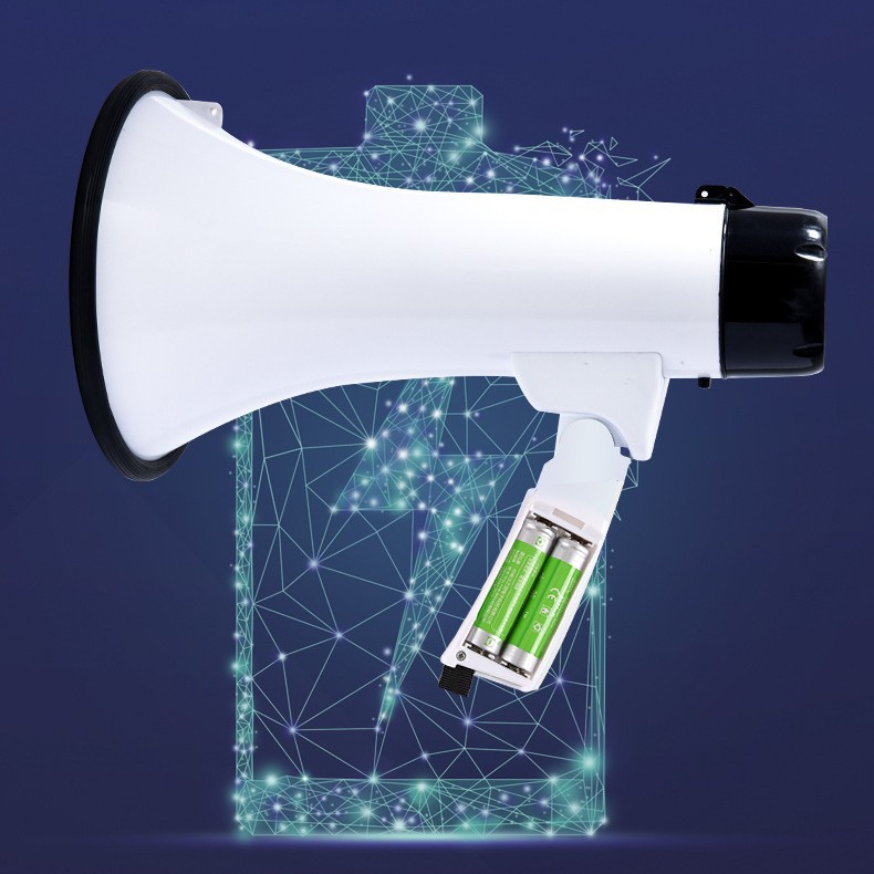 High power 50 watt 100 watt handheld shouting device outdoor forest fire prevention propaganda flood relief disaster speaker