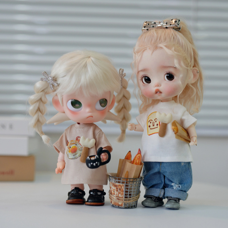 Gazi doll clothes zsiga T-shirt doll clothes outfit change 2026 new short sleeve eighth scale 'Yearning Place'