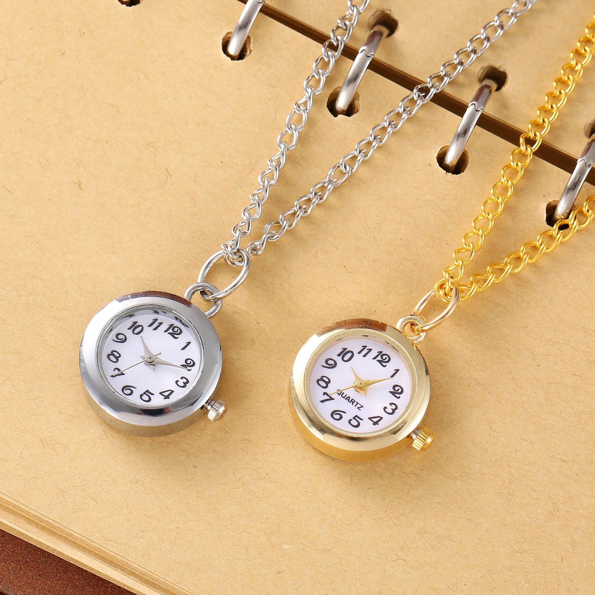 Accessory-feel fresh digital clock pendant multi-layer necklace style women's necklace