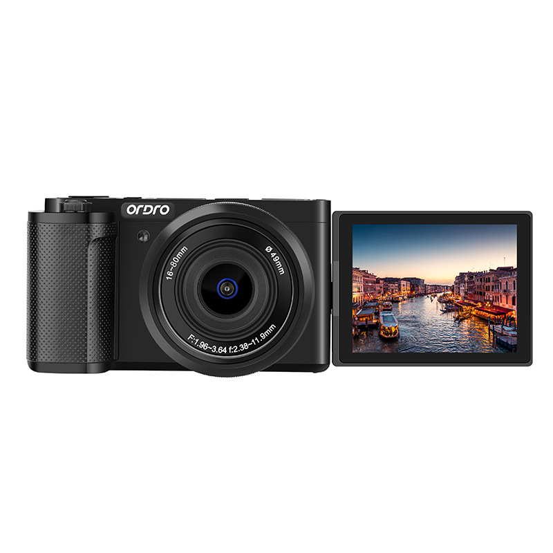 Ordro Camera G930 Street Photography Wide Aperture VLOG Shooting Entry-Level Digital Camera Flip Touch Screen