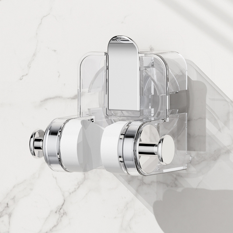 Suction Cup Shower Head Holder, Wall-Mounted Shower Head Bracket Without Drilling, Adjustable Children's Shower Head Holder