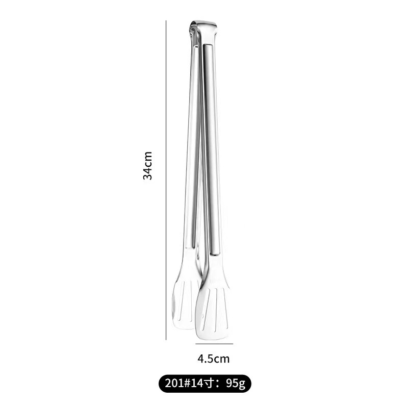 304 stainless steel three-line clip, bread clip, barbecue clip, food clip, kitchen household food clip tool