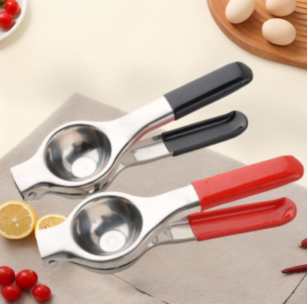 PVC-Coated Stainless Steel Silicone Lemon Clamp Juicer Manual Lemon Fruit Juicer