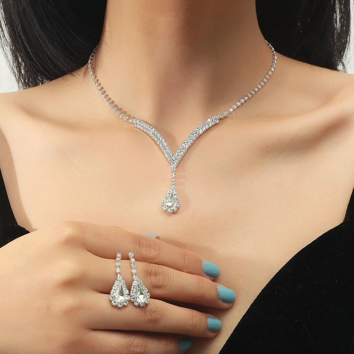 Collection】 Bride Dress Simple Jewelry Set Bride Set