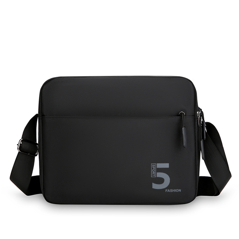 Oxford cloth simple men's single shoulder crossbody bag large capacity waterproof oxford cloth backpack outdoor sports bag