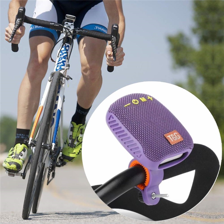New TG392 Outdoor Cycling Fixed Bracket Heavy Bass Portable Audio Card Mobile TWS Bluetooth Speaker
