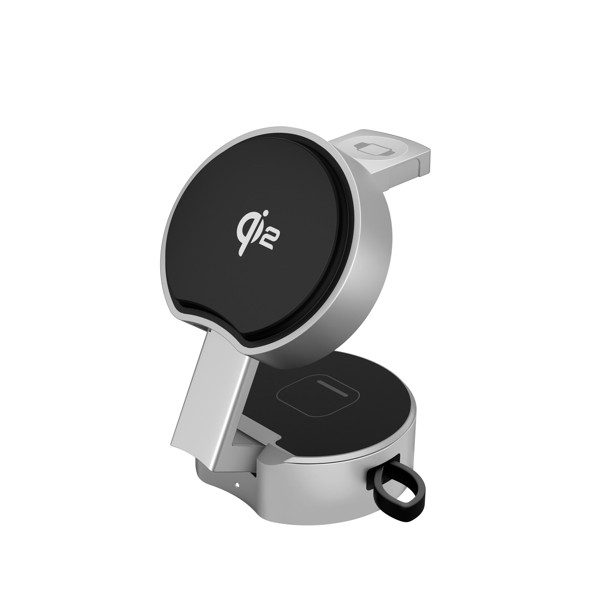 Qi2 three-in-one retractable cable wireless charger for Apple iPhone 15W magnetic wireless charger