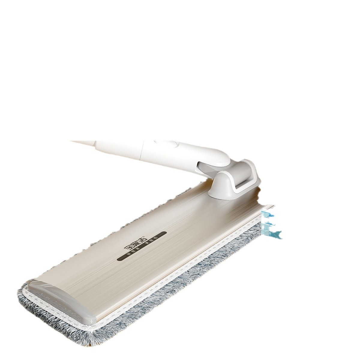 Baojiajie Flat Mop 2024 New Home Use One-Mop Large Size Clean Replacement Mop Cloth Lazy Dry and Wet Dual Use