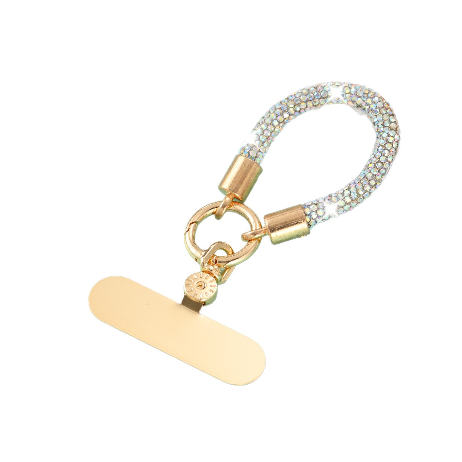 Phone short lanyard finger rope car keychain pendant anti-loss anti-theft small pendant hanging chain