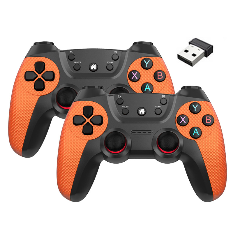 PC dual wireless controller Android TV TVBOX computer one-to-two game controller usb dual controllers