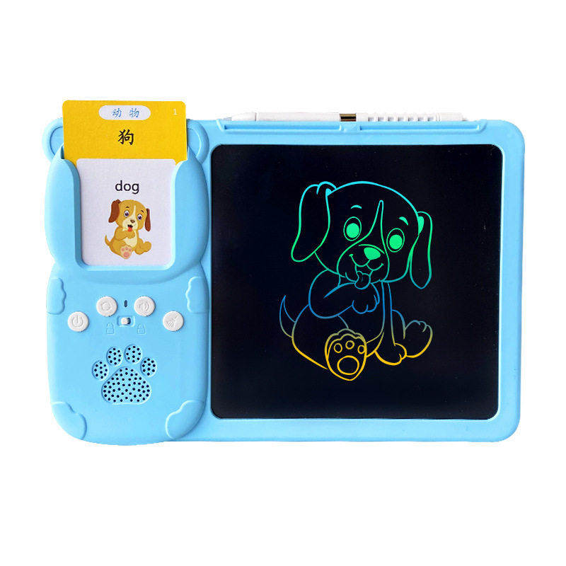 Early Education Card Machine 8.5 Inch Writing Tablet All-in-One Machine Children's English Learning Drawing Educational Toy