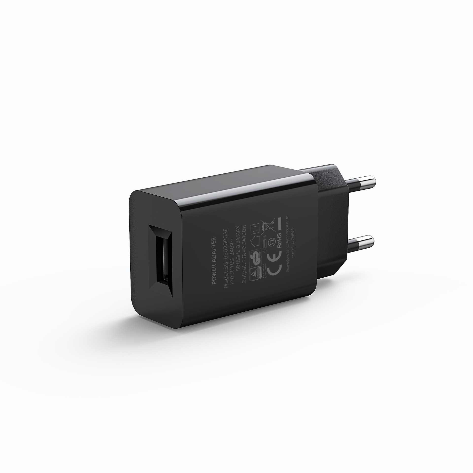 Europe standard 5V1A high quality charger CE certified travel charger 5V2A smart charging head