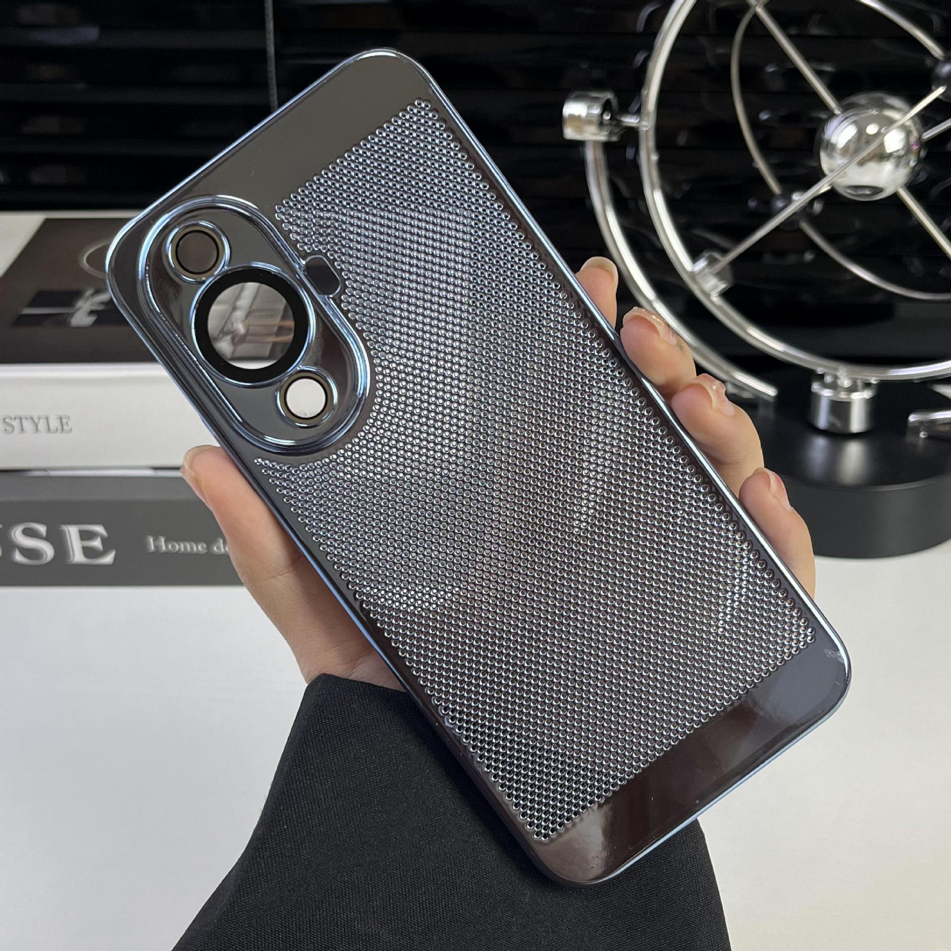 Heat Dissipation Breathable For VIVO X90P/x80p Phone Case OPPO Reno9pro Electroplated Anti-Drop Protective Case