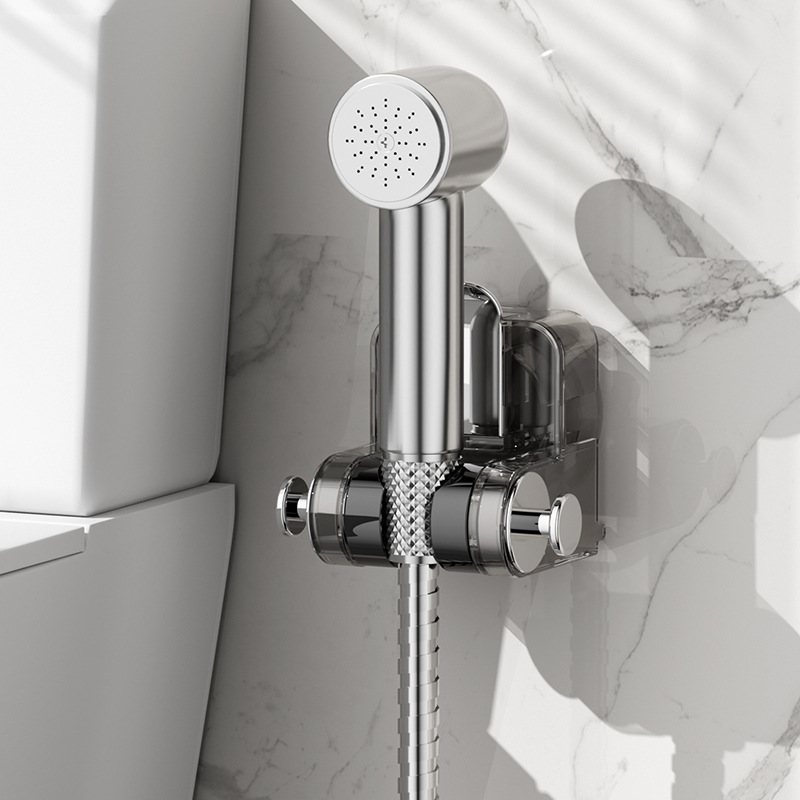 Suction Cup Shower Head Holder, Wall-Mounted Shower Head Bracket Without Drilling, Adjustable Children's Shower Head Holder