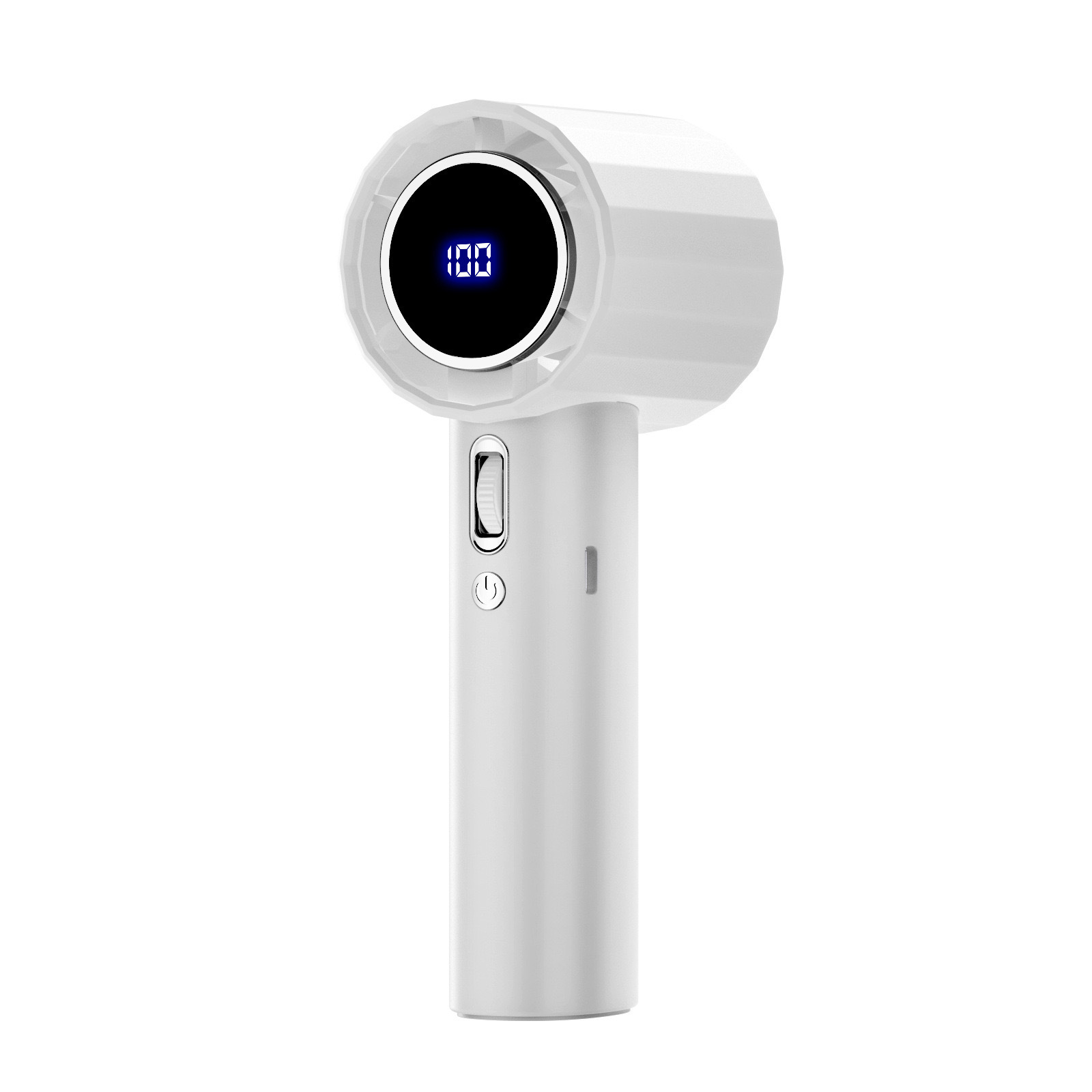 100-speed high-speed handheld fan USB rechargeable digital display mini small fan GS5