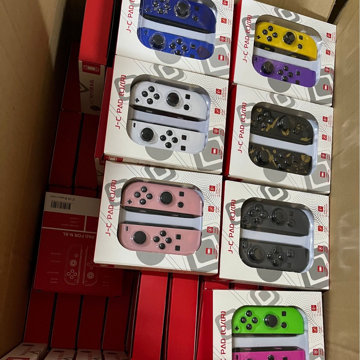 JOY02 Left and Right Controller Switch Motion Vibration NS OLED Bluetooth Game Controller RGB Light