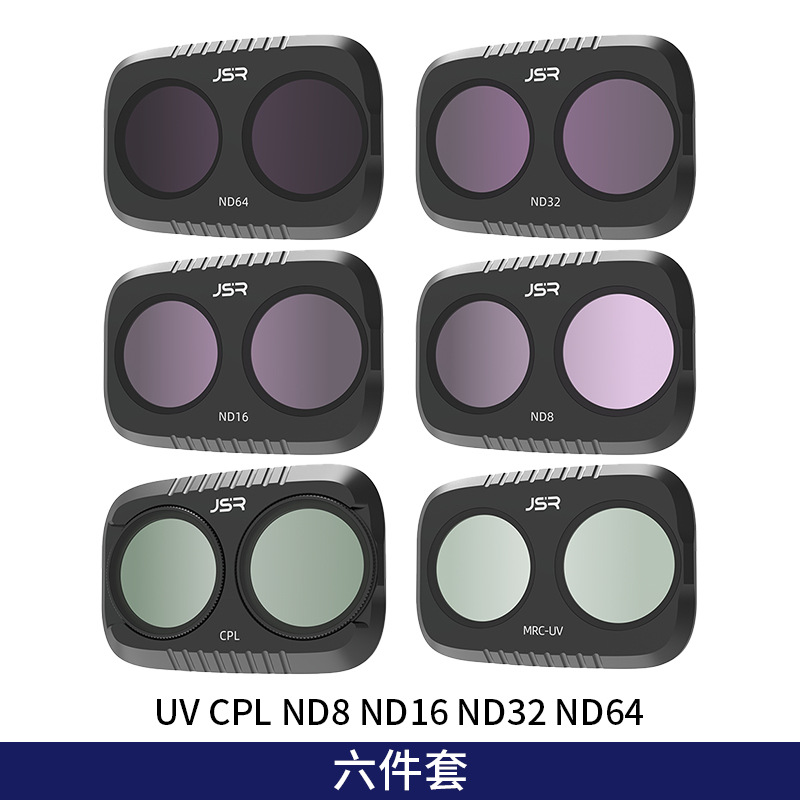 Filter kit for DJI Pocket 4 P action camera CPL polarizer ND neutral density filter