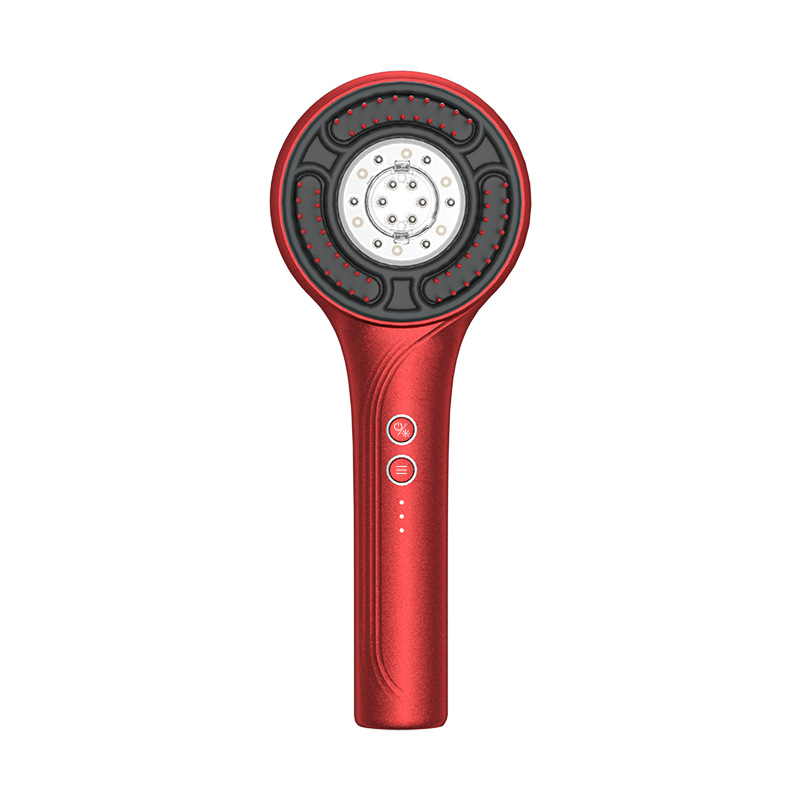 New Bionic Scalp Massage Comb: EMS Microcurrent Red Light Comb—Portable Home Use Comb for Kneading the Scalp and Essential Oil Infusion