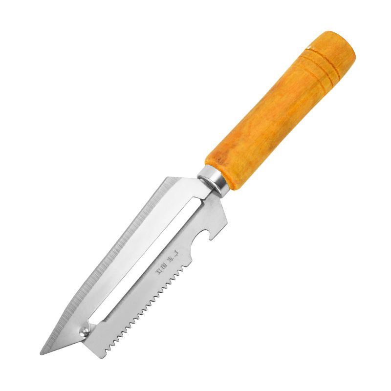 Stainless Steel Peeler Sugarcane Knife Pineapple Peeler Fruit Shop Cane Peeling Knife Peeler