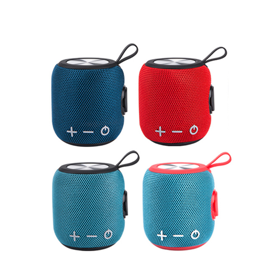 New Private Mold Wireless Bluetooth Speaker Outdoor Fabric Waterproof Portable Bass Cannon Bluetooth Small Speaker